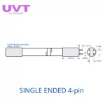 GPH357T5L/4 pin Quartz Germicidal UV-C Lamp, 17 Watt