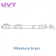 UVC15W Quartz Germicidal UV-C Lamp, 15 Watt, Mini Bi-Pin (4.7 mm)